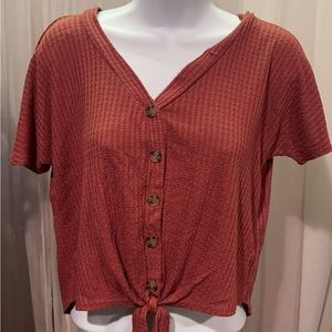 Pink Republic Knotted Top